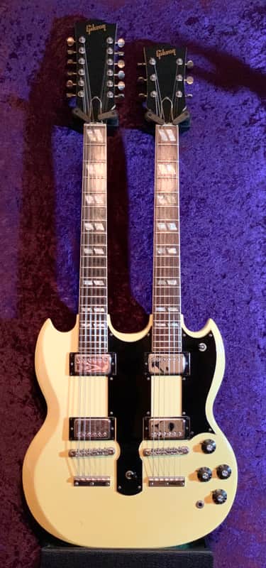 ICONIC Survivor 1974 Gibson EDS-1275 Double Neck, Rare ALPINE WHITE