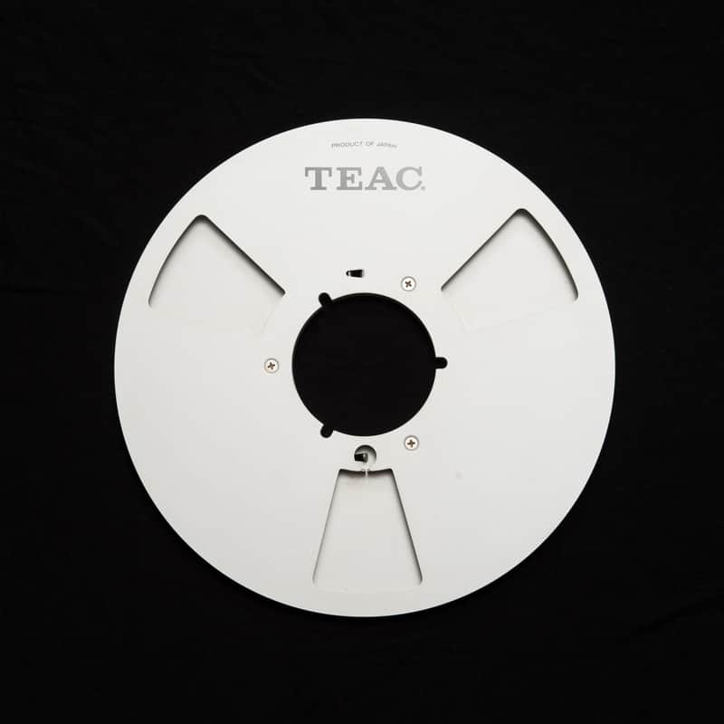 TEAC 10.5" aluminum metal take up reel for 1/4" reel to reel tape image 1