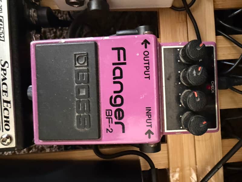 Boss BF-2 Flanger (Green Label) 1984 - 1990 - Purple image 1