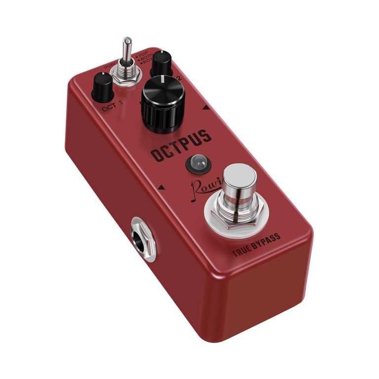 Rowin Rowin Polyphonic Octave Guitar Effects Pedal Pure Octopus Digital Mini Single Effect for Electric Guitar and Bass True Bypass LEF-3806 photo 3