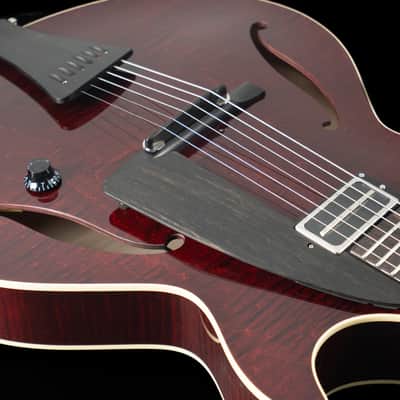 Collings Eastside LC Archtop, Laminated Maple Construction, Merlot Finish - NEW image 11