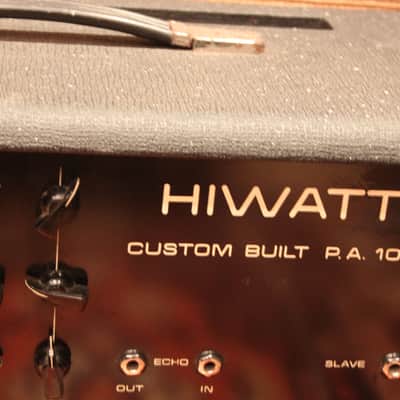 Vintage 1973 Hiwatt DR112 PA 100 Custom Valve Guitar Amplifier Amp Head SERVICED image 4