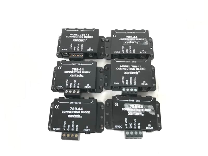 (Lot of 6) Xantech 789-44 Connecting Block image 1