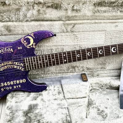 ESP Custom Shop Ouija Red Sparkle & Purple Sparkle Set with Matching Serial# 16 image 10
