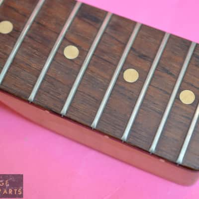 Vintage 1963 PRE-CBS Fender Jazzmaster Project Neck - Killer Tone Wood - Clay Dot Brazilian Board! image 14