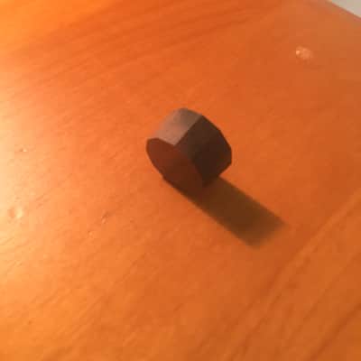 Guilford Guilford Macassar Ebony 11 sided Facet Cut Tapered knob for volume/ tone - 6mm bore. image 3