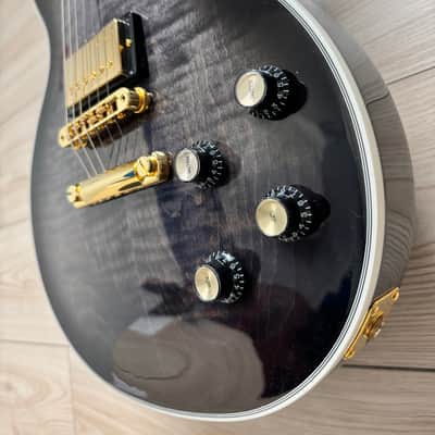 Gibson Les Paul Supreme Electric Guitar - Trans Ebony Burst #0206 image 5
