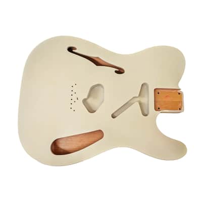 Real Life Relics Tele Telecaster Body F Hole Double Bound Aged