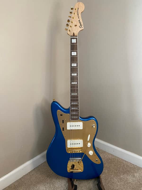 Squier 40th Anniversary Gold Edition Jazzmaster | Reverb