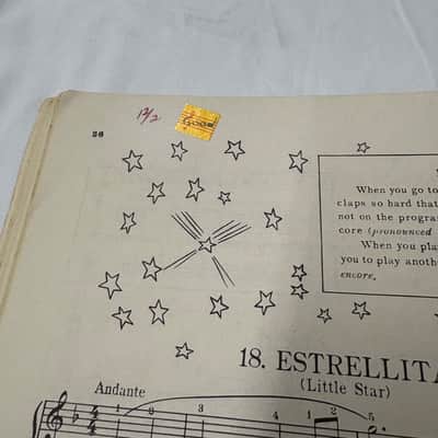 Vintage 1945 John W. Schaum Piano Course books B - G -Used Vintage old image 14