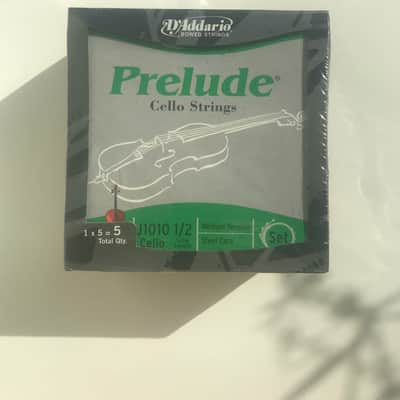 D'Addario Prelude J1010 1/2 Cello Strings (5-set Pack) image 1