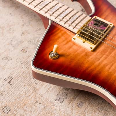 Ibanez Iceman IC420MFM - Caramel Burst #4L251000264 image 10