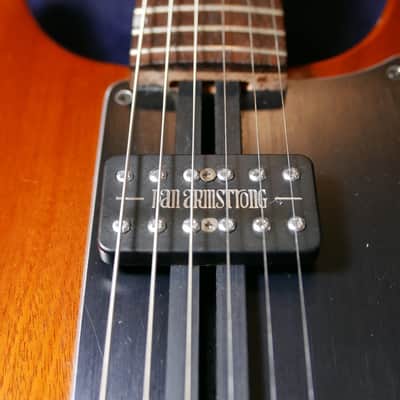 Dan Armstrong 341 London Series Sliding Pickup "London Woody" 1974 Mahagony - Bowie Model image 6