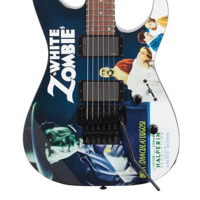 ESP LTD Kirk Hammett KH-WZ White Zombie Graphic Guitar image 3