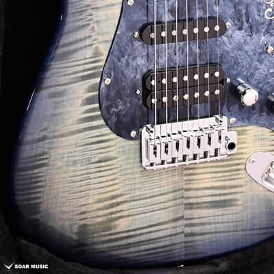 Momose MC7-MV-TOCHI SP’25/NJ - DBL-B (Dark Blue Burst) seven-string guitar #20414 - 4.2kg image 4