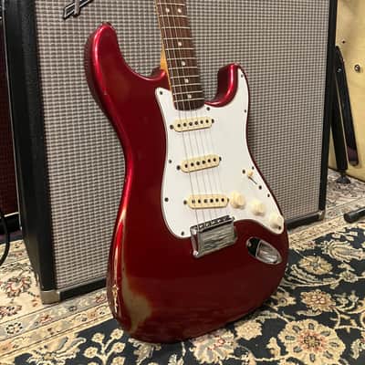 Fender Stratocaster Rosewood 1966 Candy Apple Red image 1