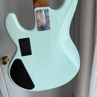 Sterling StingRay Ray34HH Daphne Blue Roasted Maple Neck image 6