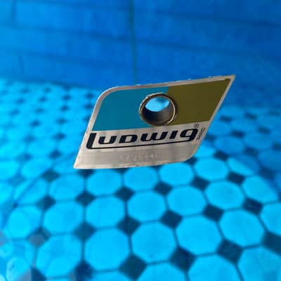 Ludwig 16x13" Blue Vistalite Tom. 1970s - Acrylic image 6