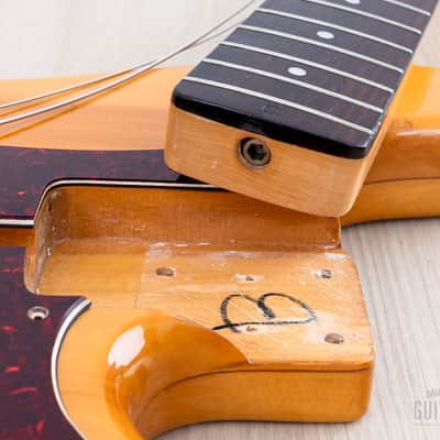 1974 Greco Electric Bass PB-420N Vintage P Bass Natural Japan w/ Fender USA Pickup image 17