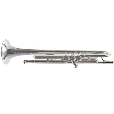 S.E. Shires Q10RS Q-Series Professional Bb Trumpet in Silver Plate SN Q33774 image 8