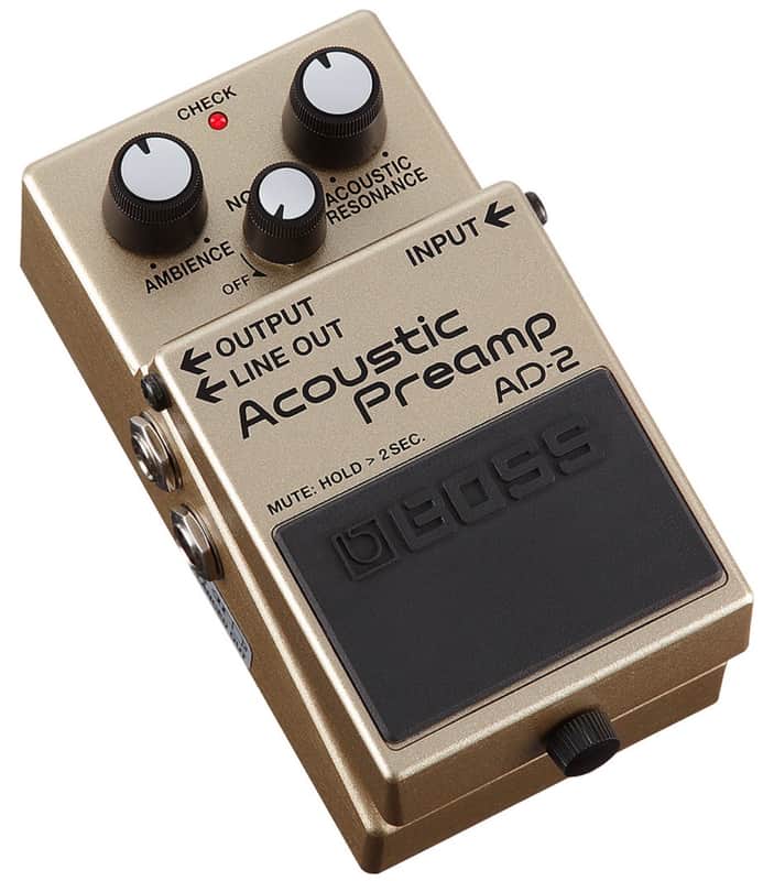Boss AD-2 Acoustic Preamp Pedal 2016 - Present - Bronze image 1