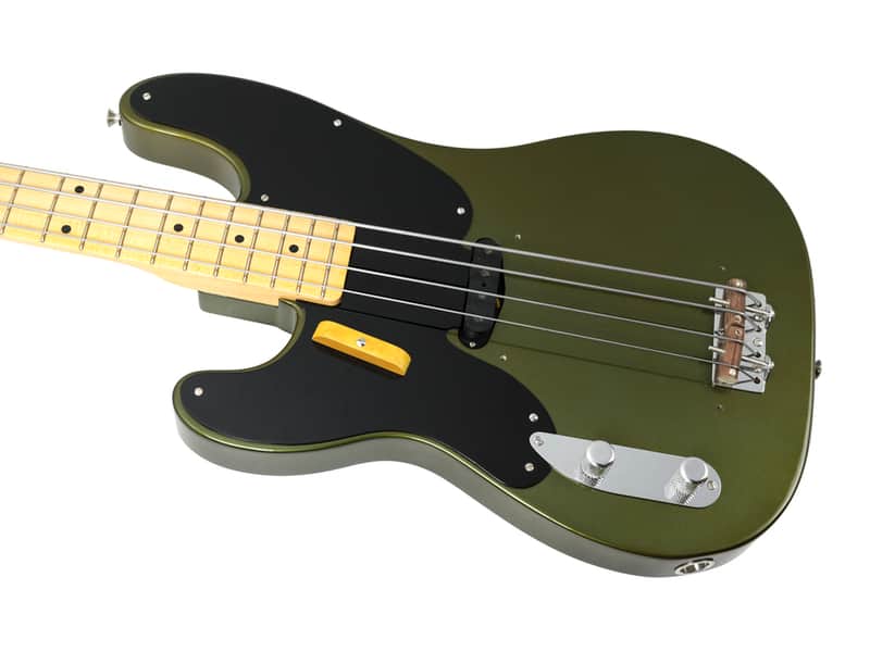 Fender Custom Shop Vintage Custom 1951 Precision Bass NOS Aged Olive Drab Lefty image 1