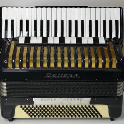 Dallape Supermaestro Piano Accordion LMMH Double Tone Chamber (41/120) Italy image 2