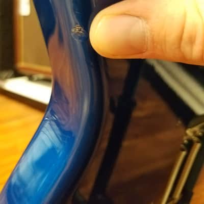 Kramer Focus 3000 MIJ! 1980's Gloss Blue Serious Shredder! image 11