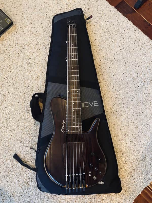 S. Martyn 32" Scale, 6-String Headless Bass Guitar 2010-2020 Natural image 1