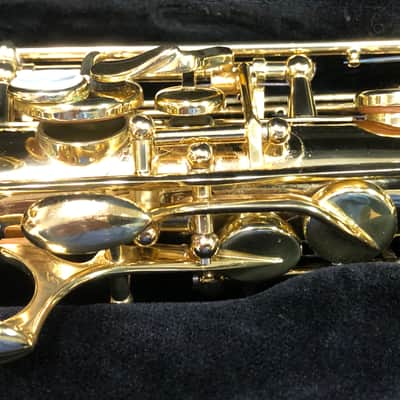 Selmer Seles Axos Alto Sax.  Gold Lacquer. Lightly Owned Pro Alto. NICE image 6