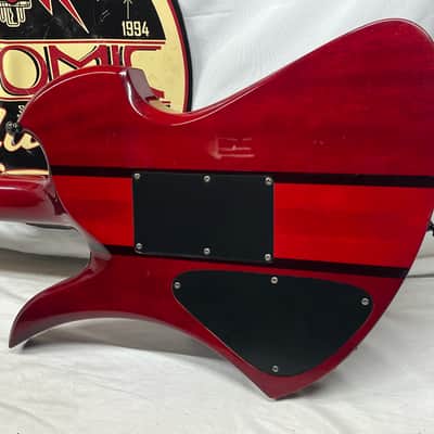 B.C. Rich Mockingbird ST Electric Guitar - Transparent Red image 11