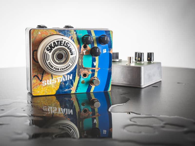 Tone for Change Limited Edition "Skatedeck" Fuzz Pedal for Skateistan Charity image 1