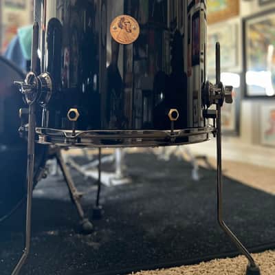Honest Abe 4-Piece Aluminum Drum Kit , Midnight Black Sparkle, 20/12/14/16 — USA Made image 20