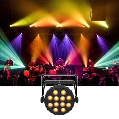 12) Chauvet DJ SLIMPAR Q12 BT ILS Wireless Par Wash Up-Lights w/Bluetooth+Fogger image 13