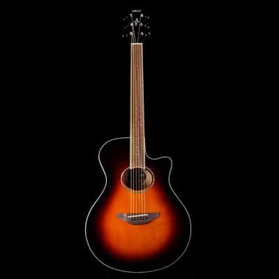 Yamaha APX600 Thin Body Acoustic-Electric Guitar - Old Violin Sunburst image 6