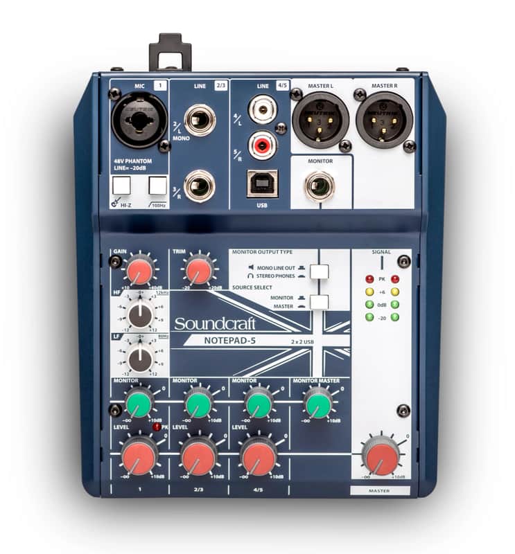Soundcraft Notepad-5 Mixer image 1