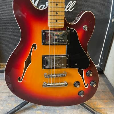 Fender Modern Player Starcaster Guitar 2014 - 2017 - Aged Cherry Burst image 2