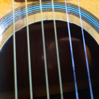 National  Acoustic Dreadnought Guitar refurbished by Logtown Guitar 1960's Natural image 10