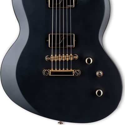 ESP LTD Viper-1000 Electric Guitar, Ebony Fingerboard, Vintage Black image 1