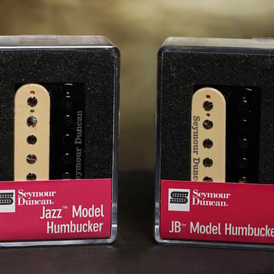 Seymour Duncan JB Jazz Hot Rodded Pickup Set Humbucker SH-4 SH-2n Zebra image 1
