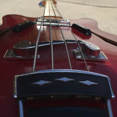 Fender Coronado Bass I 1967 Candy Apple Red - RARE & VINTAGE image 6