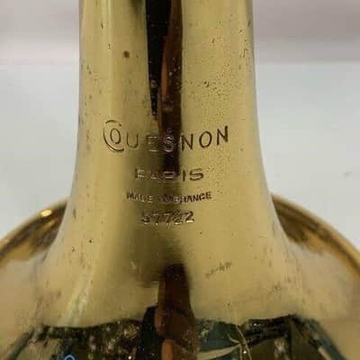 Couesnon Paris Trumpet with case. France. Very Good condition image 13