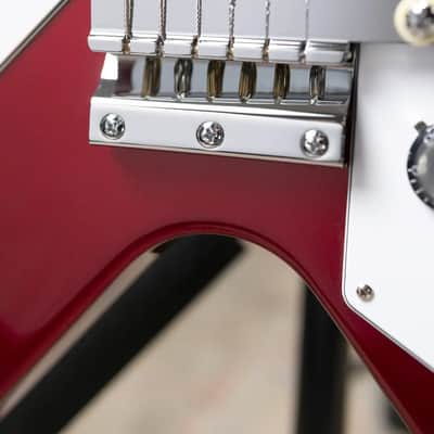 Gibson Custom Shop 1967 Mahogany Flying V Reissue with Maestro Vibrola Electric Guitar - Sparkling Burgundy with Hardshell Case image 13