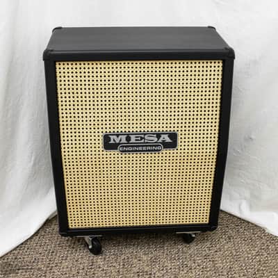 Mesa/Boogie 2x12 Recto Vertical Speaker Cabinet - Black Taurus, Wicker Grille image 2