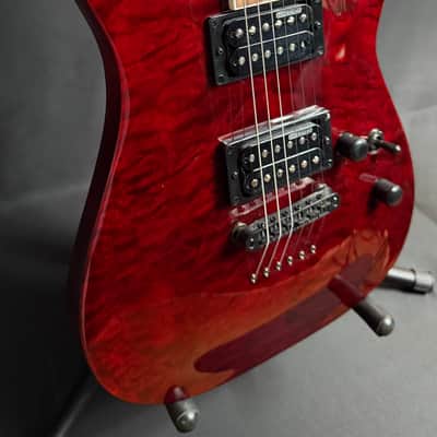 ESP LTD MH-200QM NT Electric Guitar See-Thru Black Cherry (441) image 5