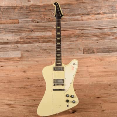 Gibson Custom Shop Murphy Lab '64 Johnny Winter Signature Firebird V Polaris White Aged 2021 image 4