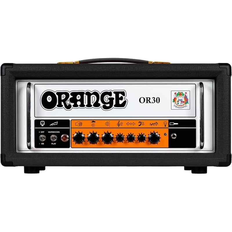 Orange OR30 30 Watt Tube Guitar Amplifier Head - Black image 1