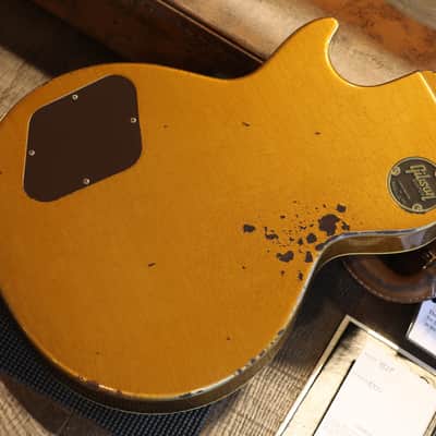 Unplayed! 2023 Gibson Custom Shop 1955 Reissue M2M Les Paul P90 Electric Guitar Heavy Murphy Aged Double Gold + COA OHSC image 13