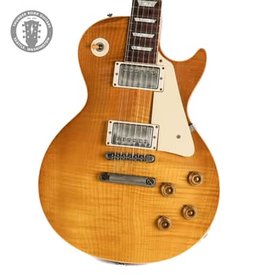 2018 Gibson Custom Shop R8 '58 Reissue Les Paul Lemon Burst image 1