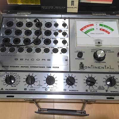 Sencore Mu 150 TUBE TESTER Mutual Conductance And Emissions Comprehensive Tester TV7 image 2